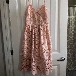 Dusty pink lace Dress